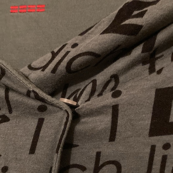 Peace Love World Reversible Oversized Hoodie - Picture 7 of 11